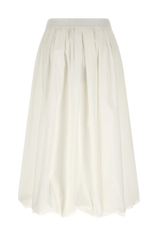 'WkiNuvole' skirt White