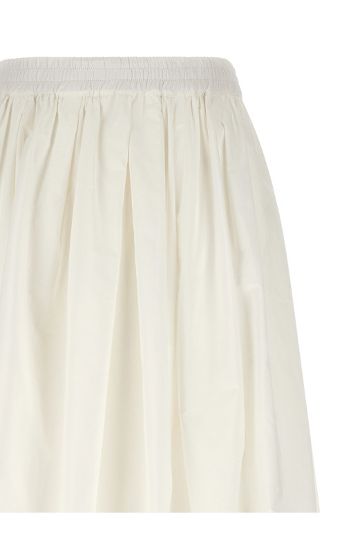 'WkiNuvole' skirt White