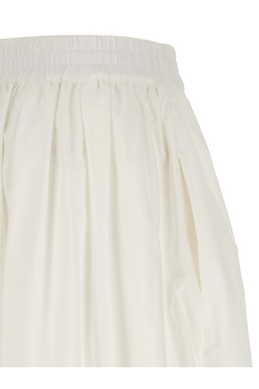 'WkiNuvole' skirt White
