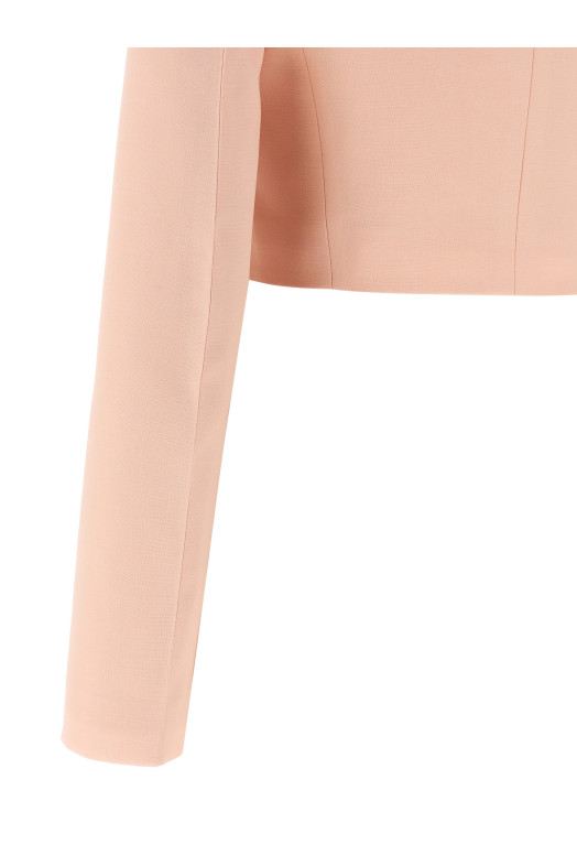 Tropical wool blazer Pink