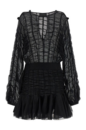 Cotton dress Black
