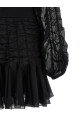 Хлопковое платье черного цвета GIOVANNI BEDIN GBSS26504NERO