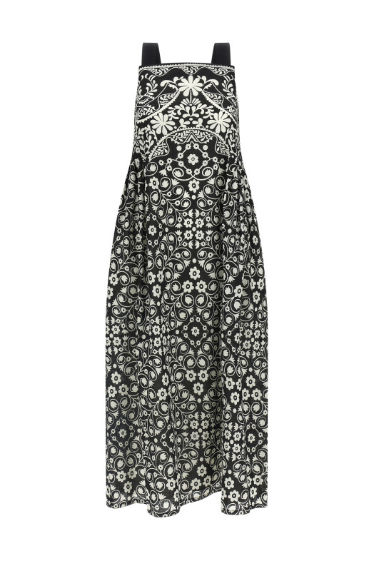 'WkiMoli' capsule 'Mediterranean Ease' dress Black-grey