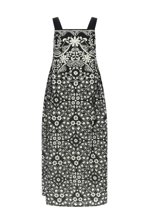 'WkiMoli' capsule 'Mediterranean Ease' dress Black-grey