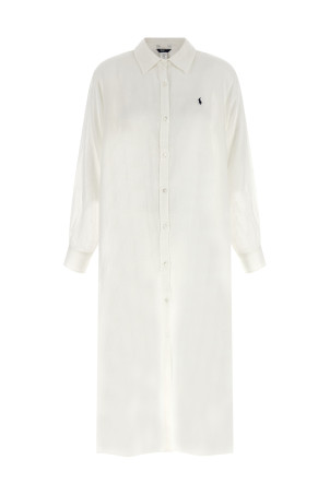 'Maxi boyfriend shirt' dress White