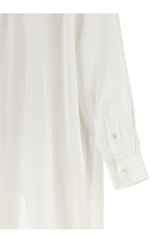 'Maxi boyfriend shirt' dress White