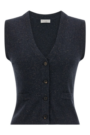 'Sparkling' vest Blue