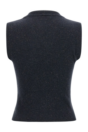 'Sparkling' vest Blue