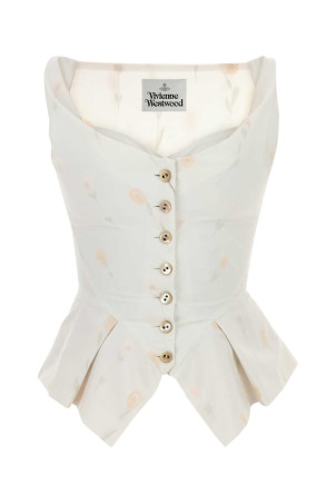 Жилет «Monday» из хлопковой смеси с вышивкой от VIVIENNE WESTWOOD (15050012W01EN)