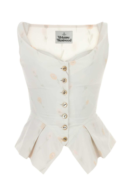 Жилет «Monday» из хлопковой смеси с вышивкой от VIVIENNE WESTWOOD (15050012W01EN)