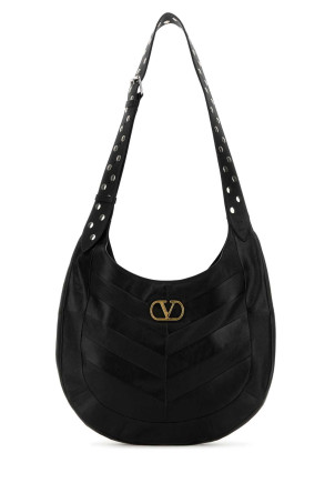 Black leather  VLogo Signature crossbody bag Black VALENTINO GARAVANI (7Y0B0S29GHA)