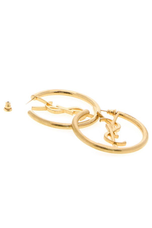 Gold metal Cassandre earrings SAINT LAURENT (868176Y1500)
