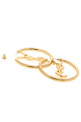 Gold metal Cassandre earrings SAINT LAURENT (868176Y1500)