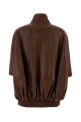 Brown leather jacket BALENCIAGA (871987TUS11)