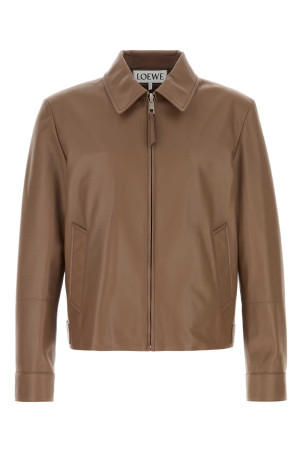 Biscuit leather reversible jacket Gray LOEWE (H526Y34LAX)