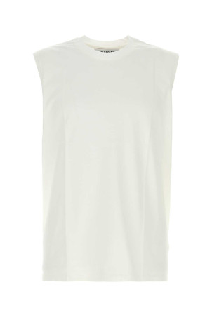 White cotton oversize tank top OUR LEGACY (M2266BSP)
