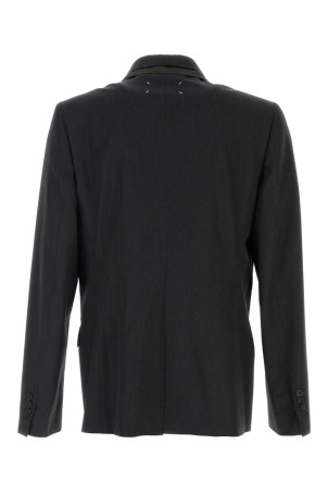 Black wool blazer MAISON MARGIELA (S67BN0075M35910)