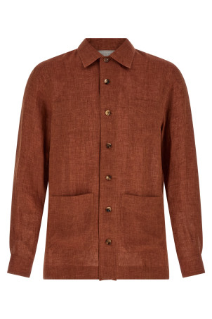 Linen shirt Red