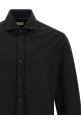 Рубашка с французским воротником, черная BRUNELLO CUCINELLI MH8766686C101