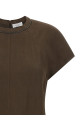 'T-shirt' dress Brown