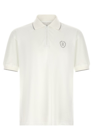 Techno piquet polo shirt White