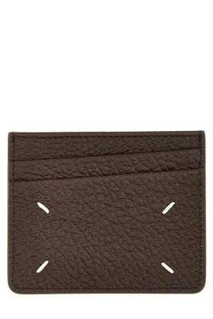 Slim card holder Brown