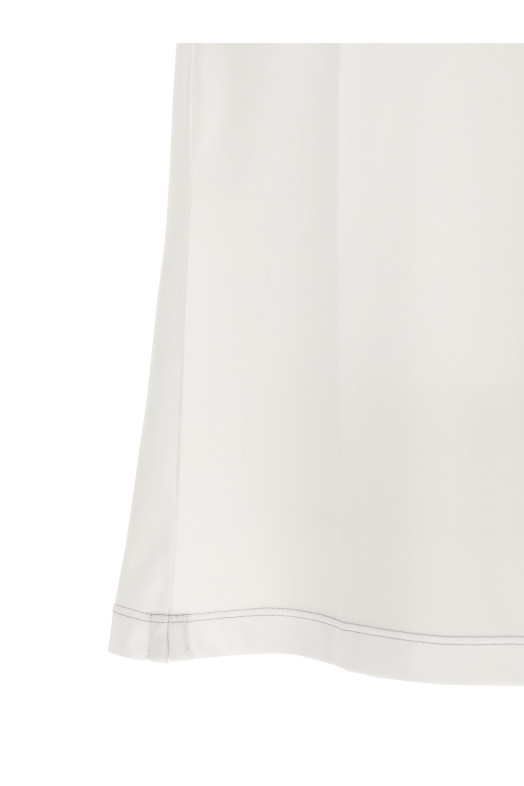 Футболка из ткани «техно-пике», белого цвета BRUNELLO CUCINELLI MW8641310FC159