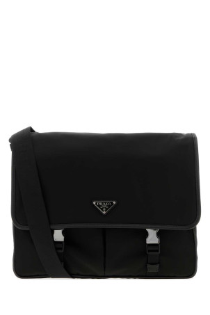 Black canvas shopping bag Black PRADA (2VD0862DMH)