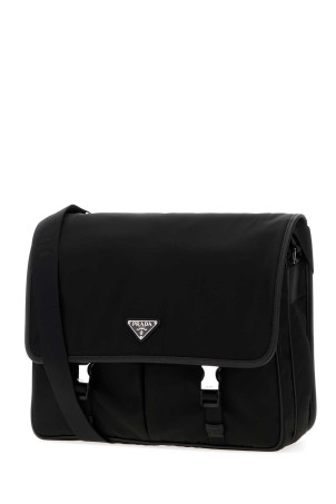 Black canvas shopping bag Black PRADA (2VD0862DMH)