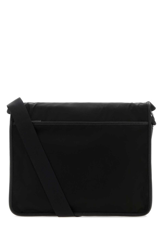 Black canvas shopping bag Black PRADA (2VD0862DMH)
