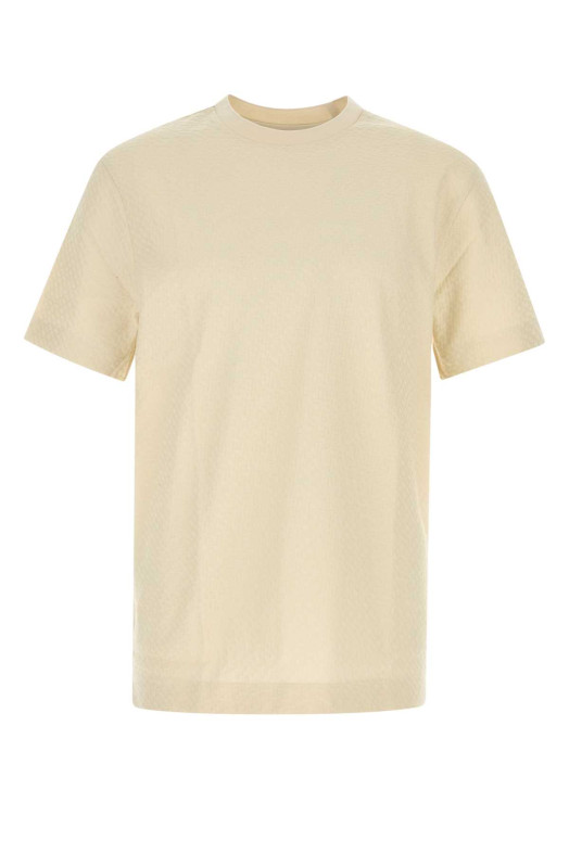 Cream cotton t-shirt BOSS (50557395)