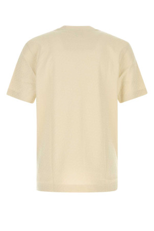 Cream cotton t-shirt BOSS (50557395)