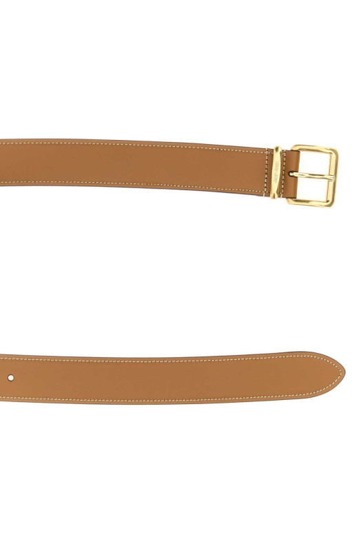 Caramel leather belt MIU MIU (5CC5362AIX)