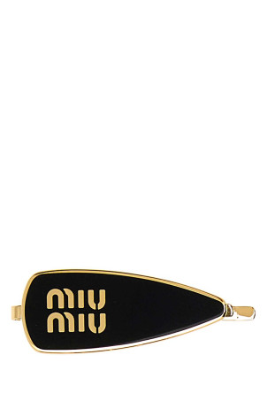 Чорна металева шпилька для волосся Black MIU MIU (5IF1472F6T)