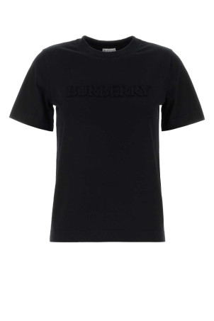 Black cotton t-shirt Black BURBERRY (8119094)
