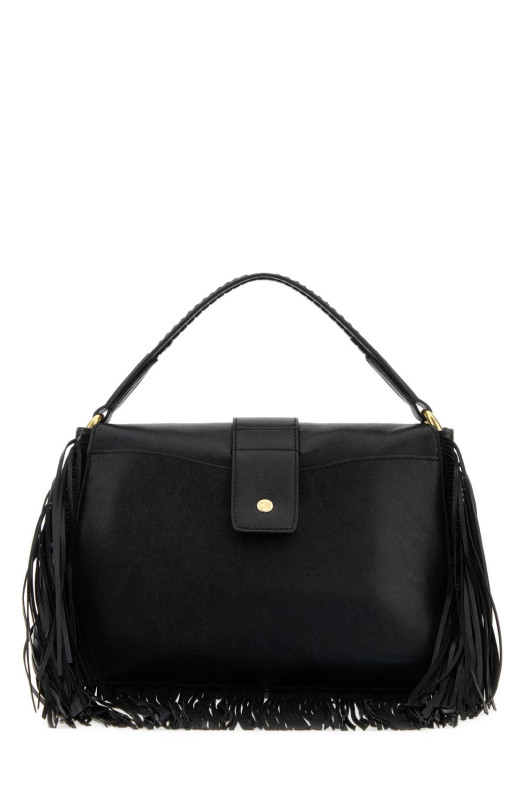 Black leather small Rider handbag Black BURBERRY (8126286)