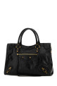 Black leather medium Le City shopping bag Black BALENCIAGA (823058210F6)