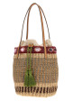 Embroidered raffia VLogo Signature bucket bag VALENTINO GARAVANI (8W2B0T26ZCD)