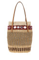 Embroidered raffia VLogo Signature bucket bag VALENTINO GARAVANI (8W2B0T26ZCD)