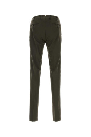 Dark brown stretch cotton blend Silkochino pant PT TORINO (CODT01Z00CL1BB44)
