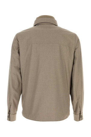 Dove grey jacquard Dulac jacket Beige MOORER (DULACPUM)