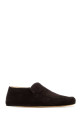 Dark brown suede Leo loafers THE ROW (F2128L805SH03)