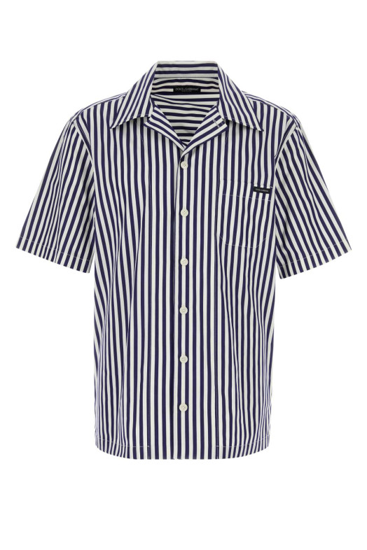 Embroidered poplin shirt DOLCE & GABBANA (G5JH9TFR52G)