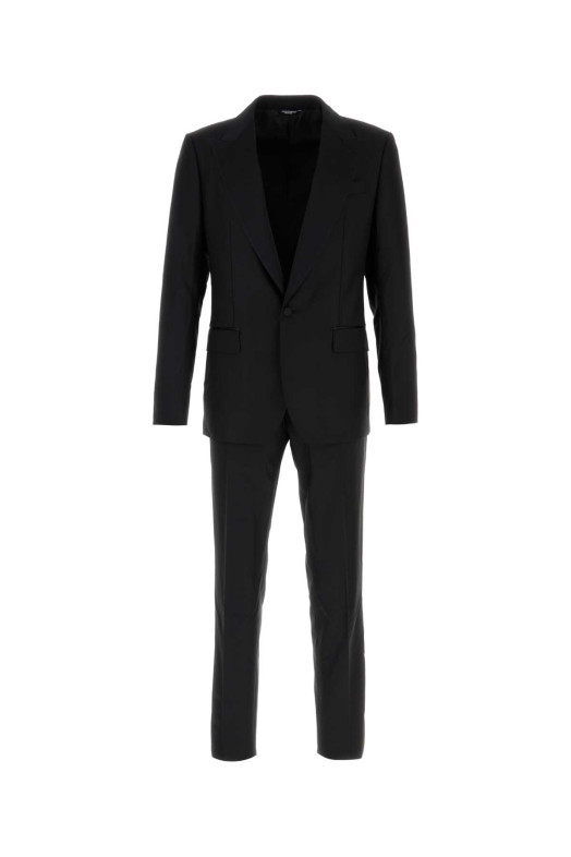 Черный костюм из смешанной шерсти DOLCE & GABBANA (GK18BTFU269) DOLCE & GABBANA