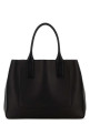 Dark brown leather shopping bag TOM FORD (H0716LCL600S)