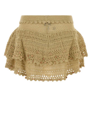 Beige crochet Olzea skirt-pant ISABEL MARANT (SH0327FAD2L04I)