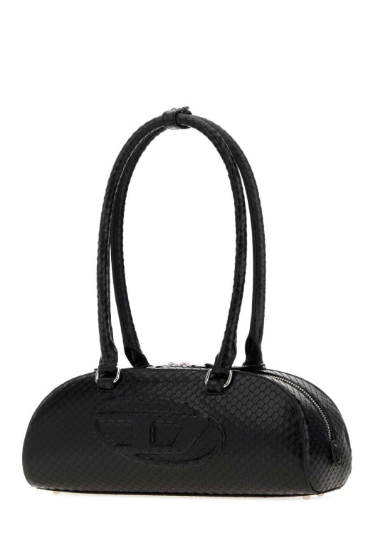 Black leather  1DR Dome shoulder bag DIESEL (X10641P8958)