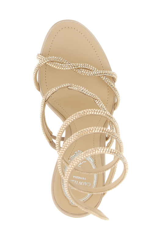 'Braid Cleo' sandals Beige