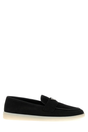 Лофери з логотипом, чорні PRADA 2DG124FG001103F0632