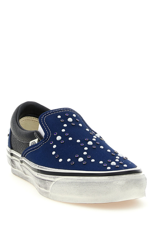 Кроссовки «Premium Classic Slip-On» синего цвета VN000D9PIND1